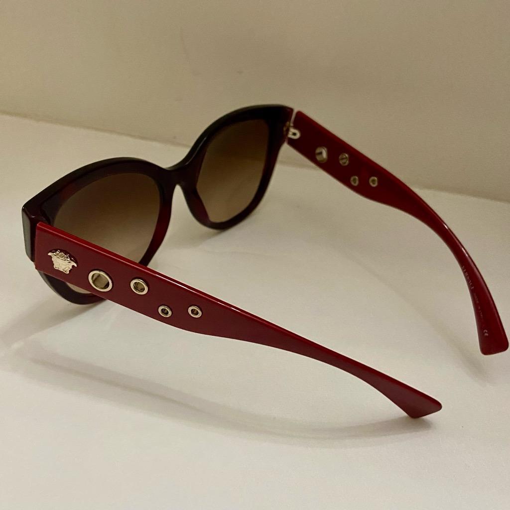 Versace Cat Eye Red Gold-Havana Brown Mod 4314 5184/13 56-17 140 3N