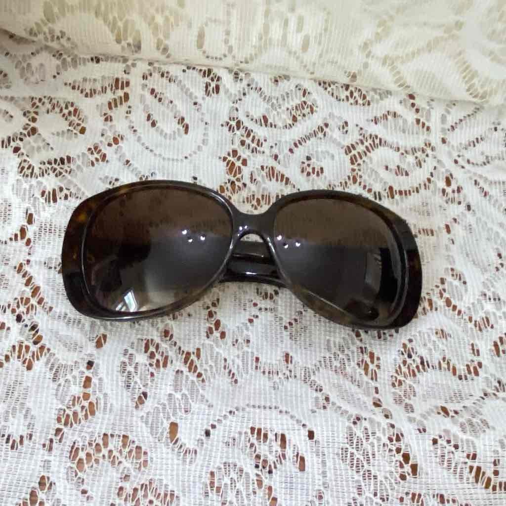 Vintage Gucci, Italy, Black Sunglasses With Original Case