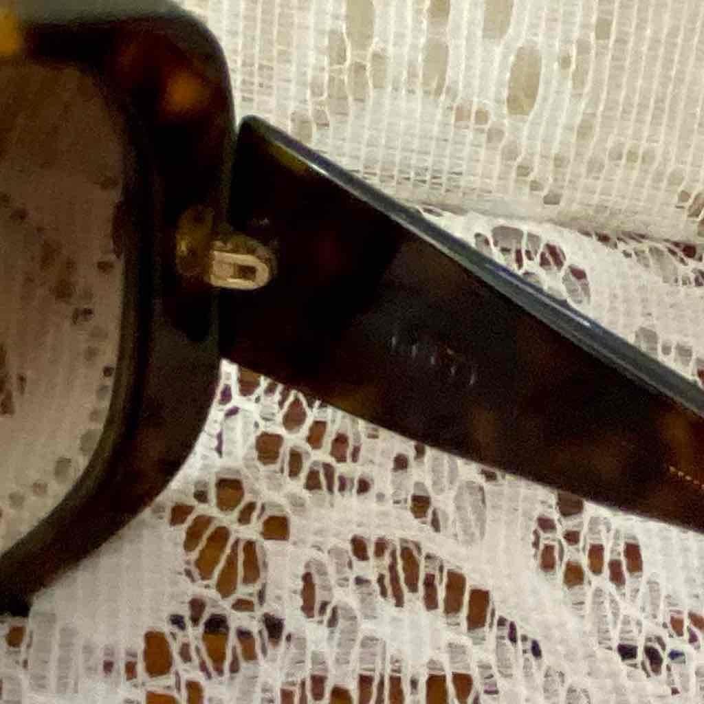 Vintage Gucci, Italy, Black Sunglasses With Original Case