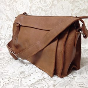 Wilson's Brown Genuine Leather Purse 12.5in x 7.5in x 4in