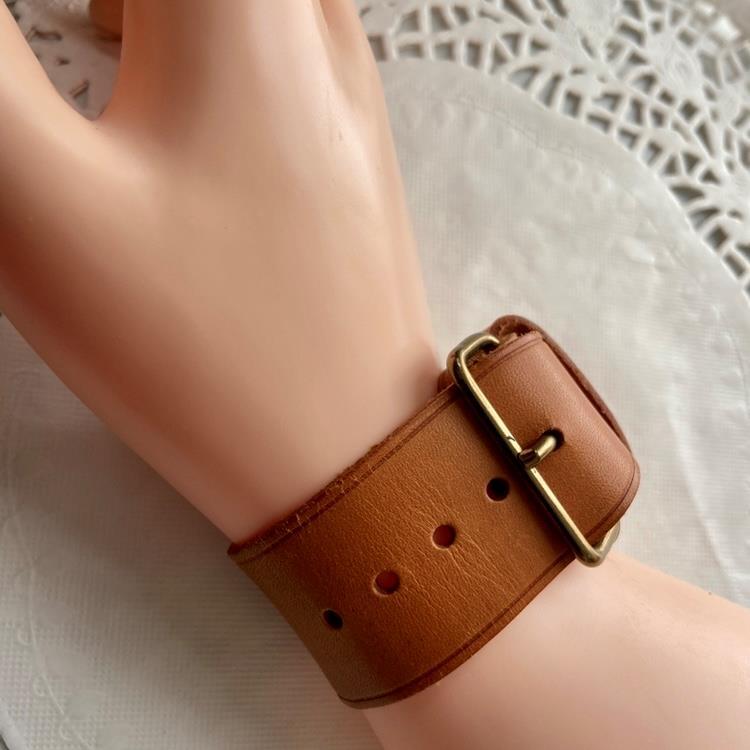 Vintage Louis Vuitton Luggage Strap- Bracelet (S)