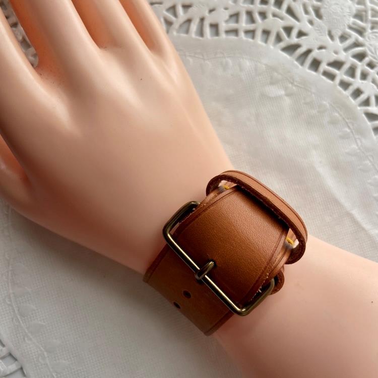 Vintage Louis Vuitton Luggage Strap- Bracelet (S)
