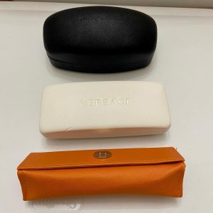 Three (3) Pre-owned Sunglasses Cases- Ferragamo, Tory Burch and Versace