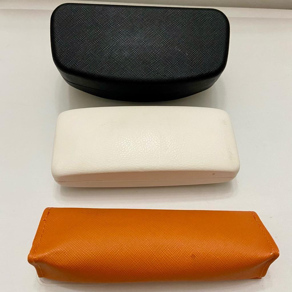 Three (3) Pre-owned Sunglasses Cases- Ferragamo, Tory Burch and Versace