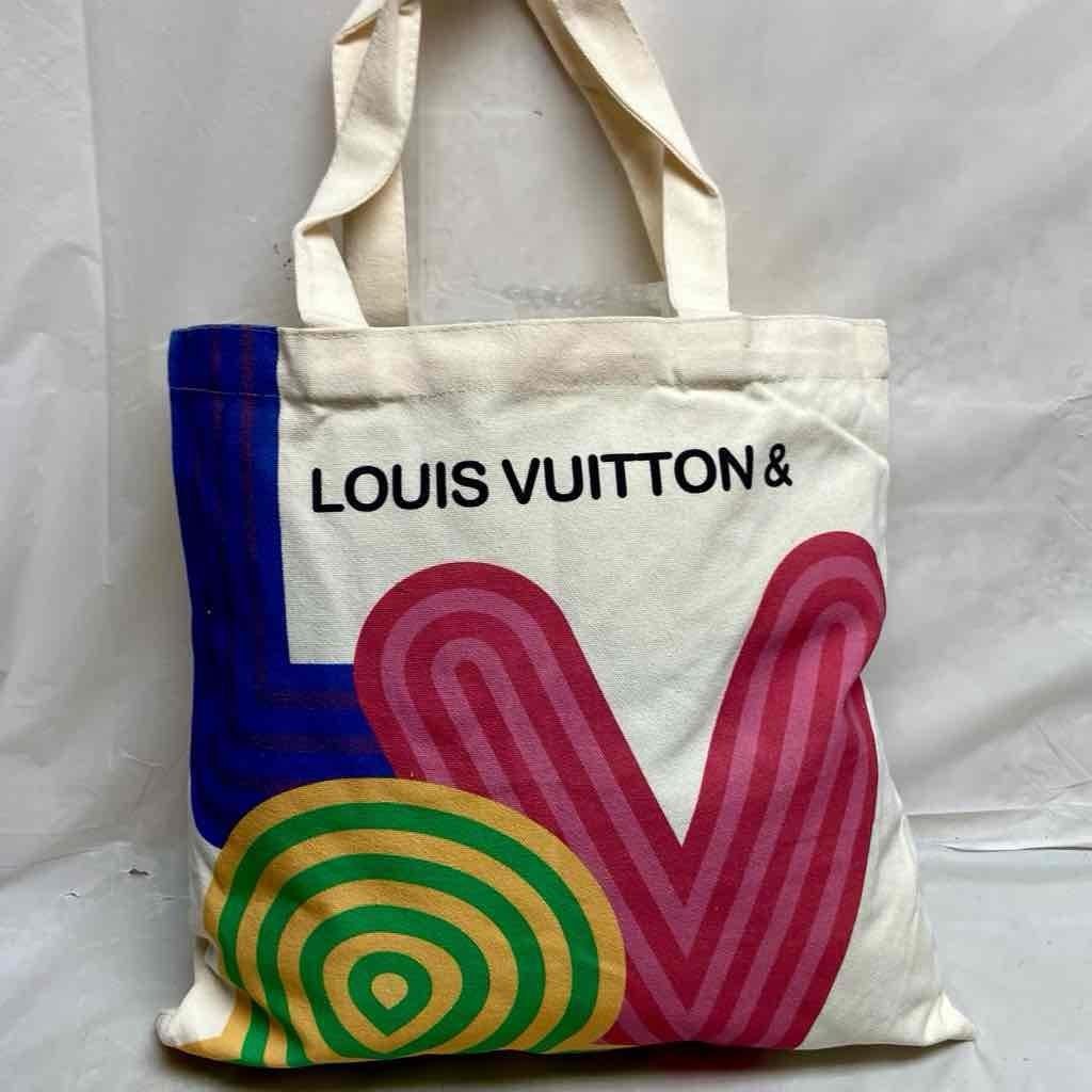 LV Novelty Canvas Eco Tote, Shenzhen Museum Exhibition 2022 Design Exclusive