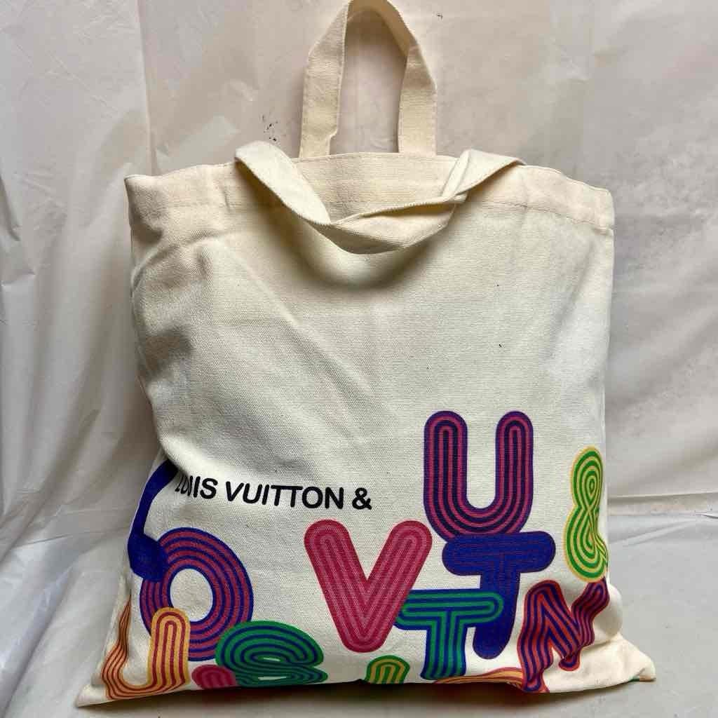 LV Novelty Canvas Eco Tote, Shenzhen Museum Exhibition 2022 Design Exclusive