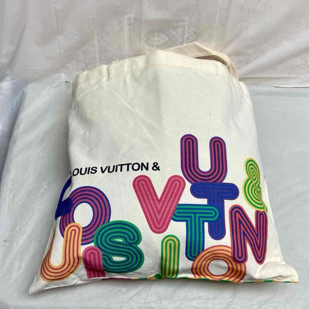 LV Novelty Canvas Eco Tote, Shenzhen Museum Exhibition 2022 Design Exclusive
