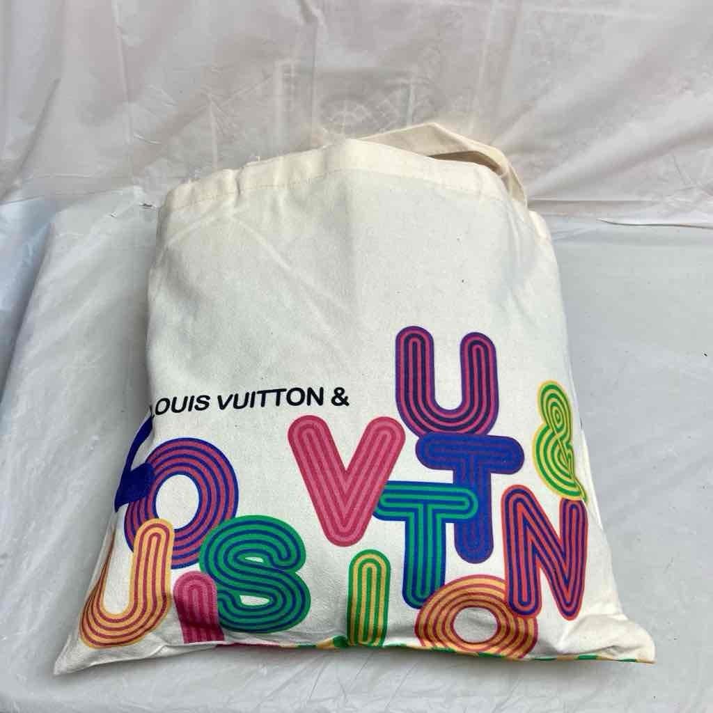 LV Novelty Canvas Eco Tote, Shenzhen Museum Exhibition 2022 Design Exclusive