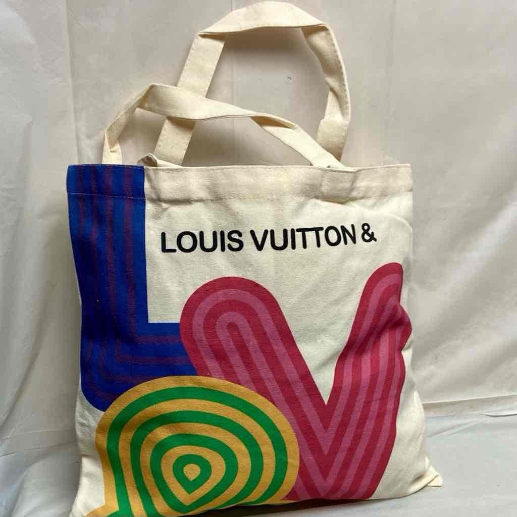 LV Novelty Canvas Eco Tote, Shenzhen Museum Exhibition 2022 Design Exclusive