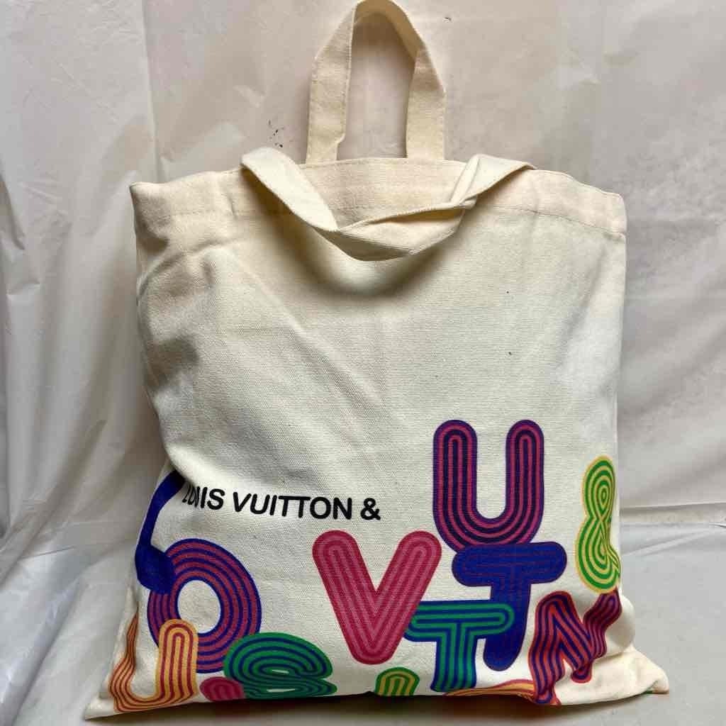LV Novelty Canvas Eco Tote, Shenzhen Museum Exhibition 2022 Design Exclusive