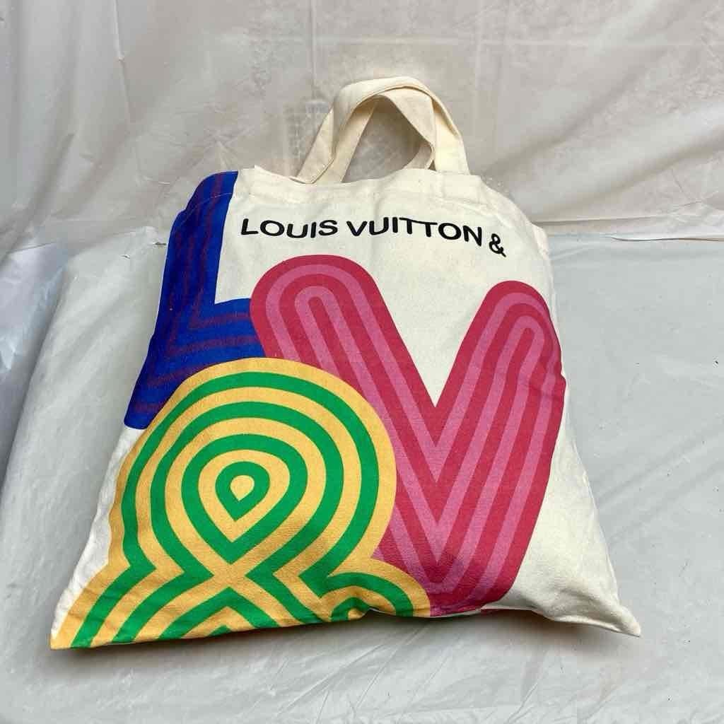 LV Novelty Canvas Eco Tote, Shenzhen Museum Exhibition 2022 Design Exclusive