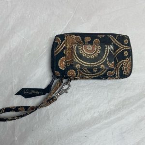 Vintage, Vera Bradley Black and Brown Zippy Long Wallet - Wristlet 6in x 3.5in