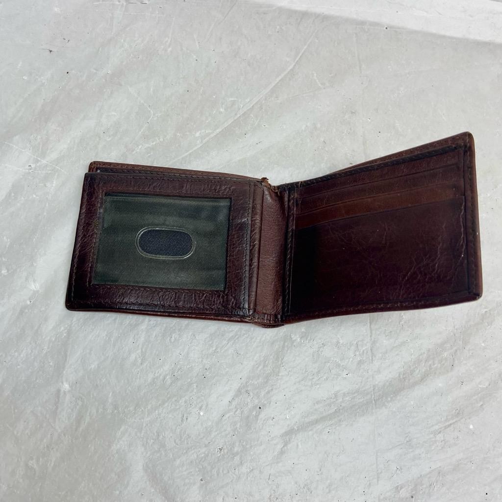 Vintage, Brown Leather Men’s Wallet 4.5in x 3.5in
