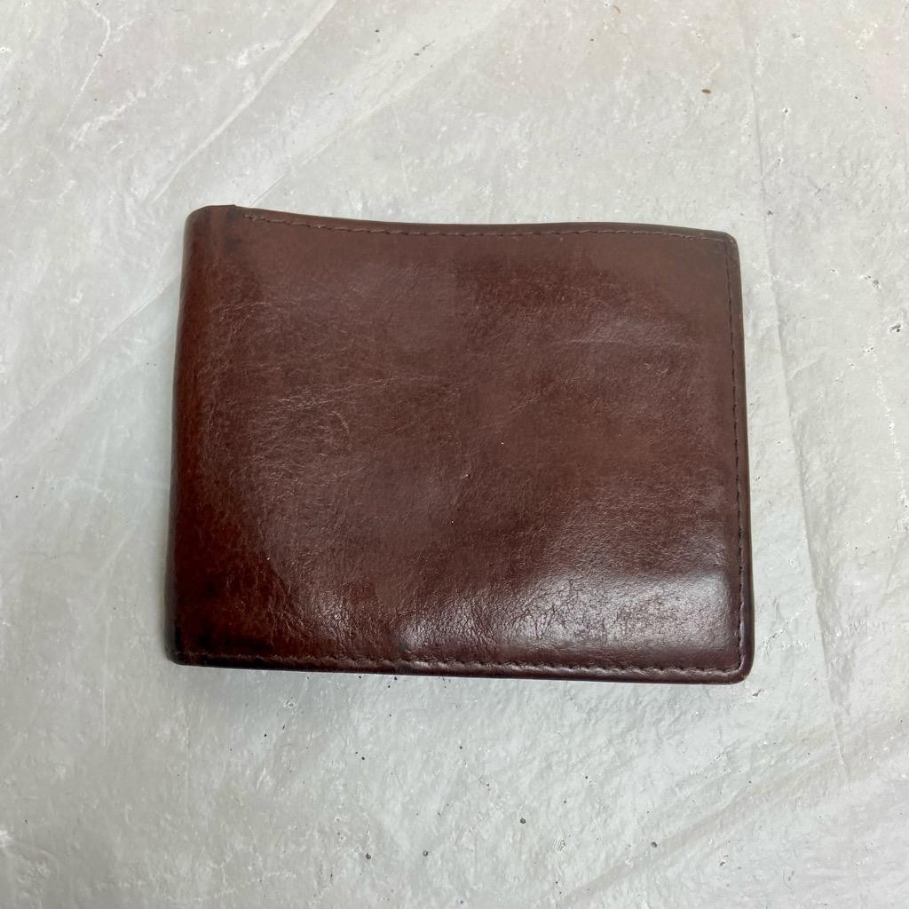 Vintage, Brown Leather Men’s Wallet 4.5in x 3.5in