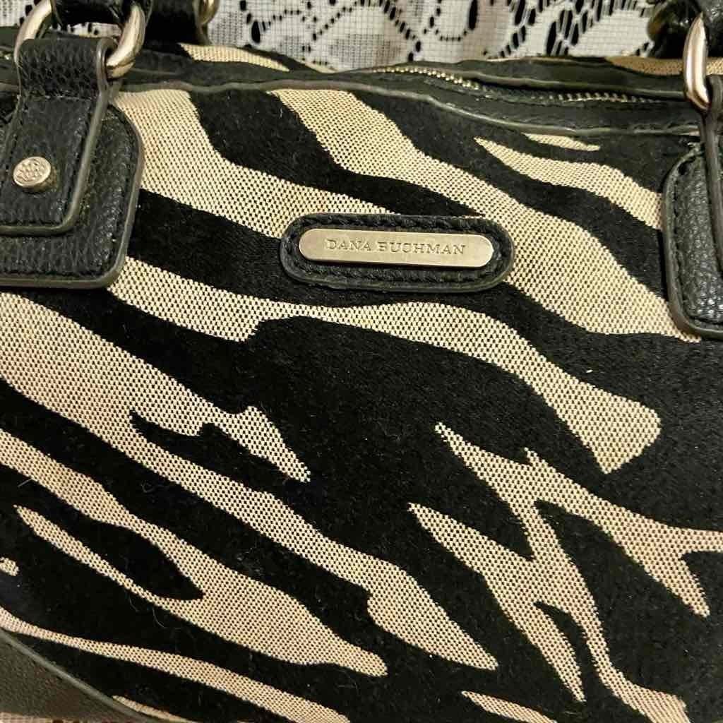 Dana Bachman Black and White Zebra Handbag -Crossbody Bag (E0125) This is a bea
