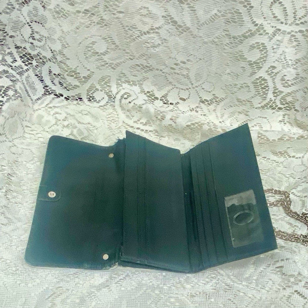 Vintage, Black Kathy Van Zeeland Crossbody Bag 7in x 4.25