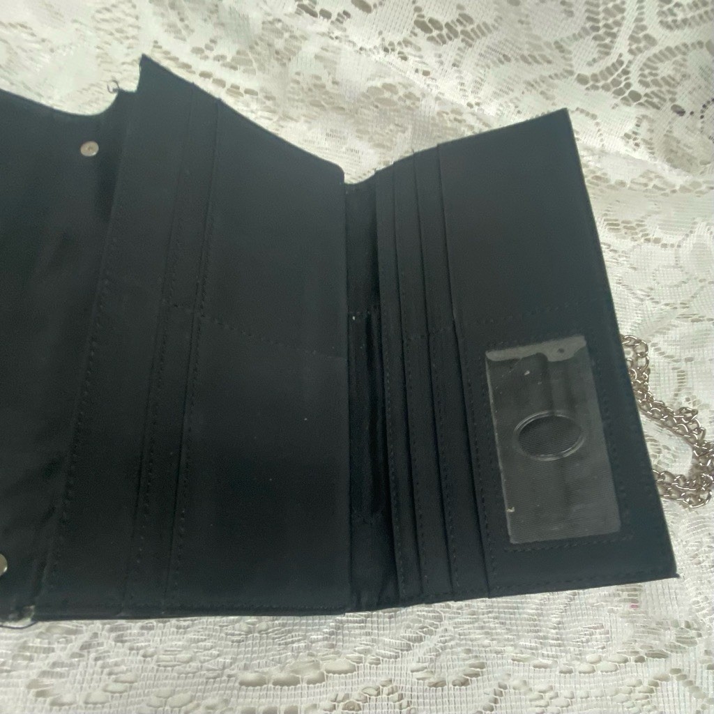 Vintage, Black Kathy Van Zeeland Crossbody Bag 7in x 4.25