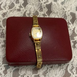 Tissot Saphir, Swiss Made Yellow Gold-Mechanical Ladies Watch