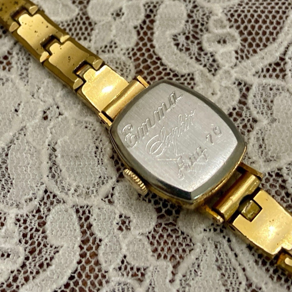 Tissot Saphir, Swiss Made Yellow Gold-Mechanical Ladies Watch