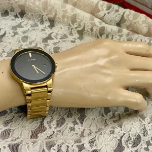 Citizen, Eco Drive, Pulse Powered, Water Resistant Gold Men’s Watch