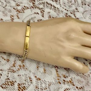 Vintage Lot of 3, Speidel Gold Filled ID and Charm Bracelets