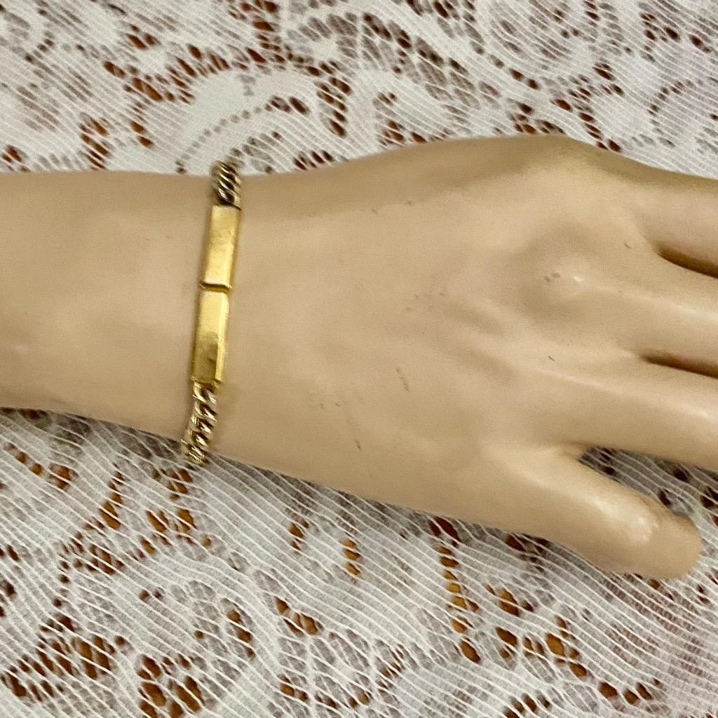 Vintage Lot of 3, Speidel Gold Filled ID and Charm Bracelets