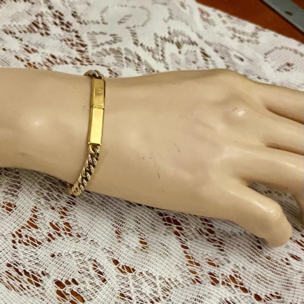 Vintage Lot of 3, Speidel Gold Filled ID and Charm Bracelets