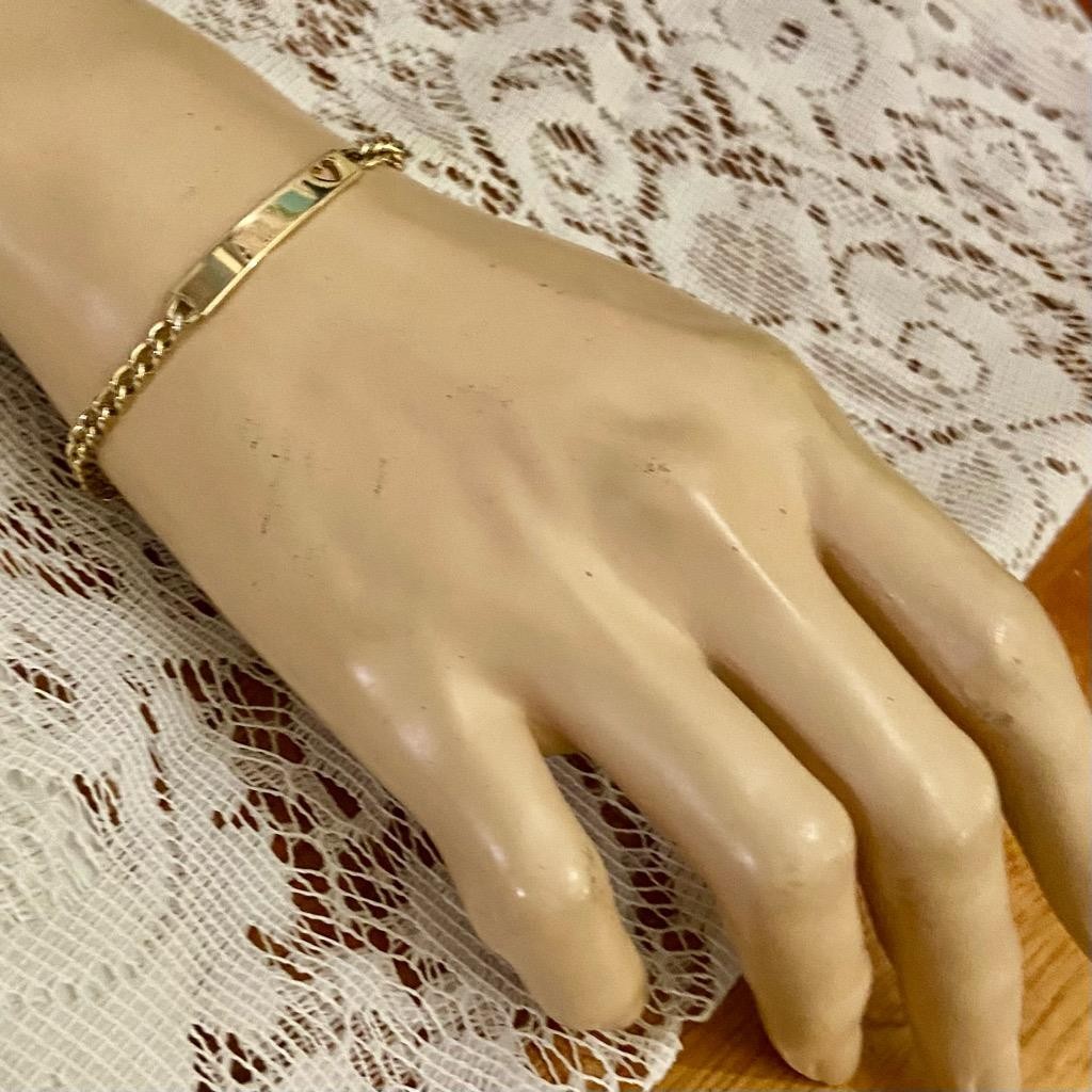 Vintage Lot of 3, Speidel Gold Filled ID and Charm Bracelets
