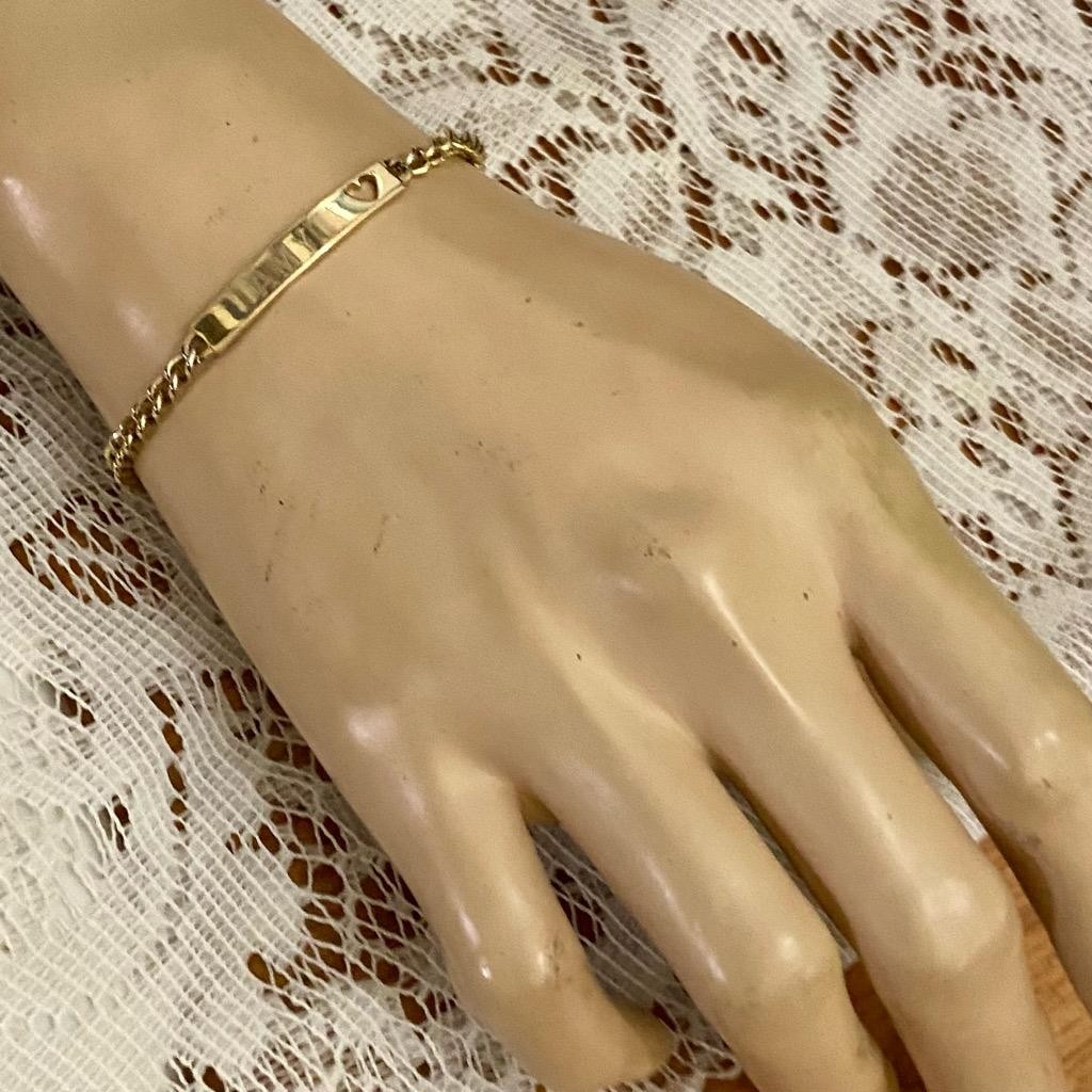 Vintage Lot of 3, Speidel Gold Filled ID and Charm Bracelets