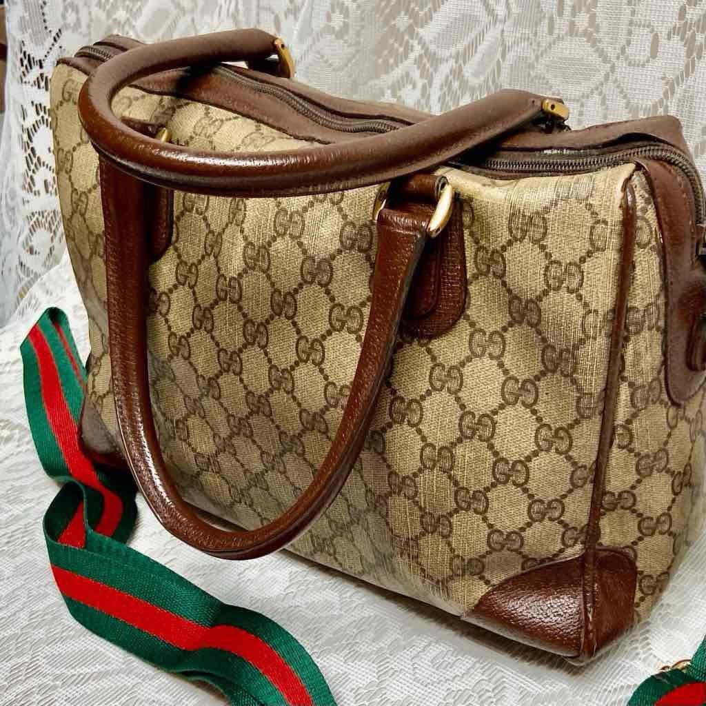 Vintage, Gucci, Boston Style Handbag - Crossbody