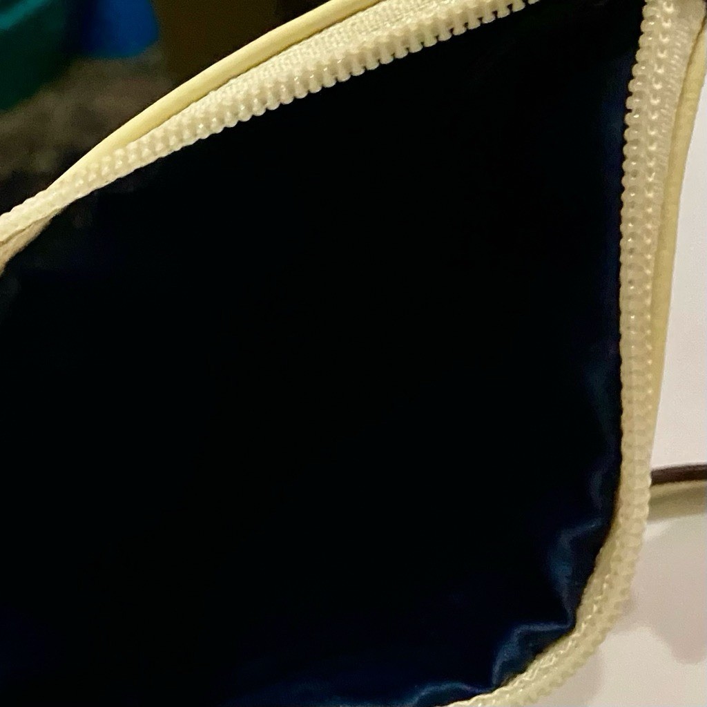 Coach Cream Patent Leather Wristlet
