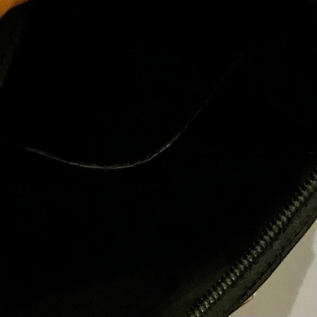 Coach Black Patent Signature Wristlet