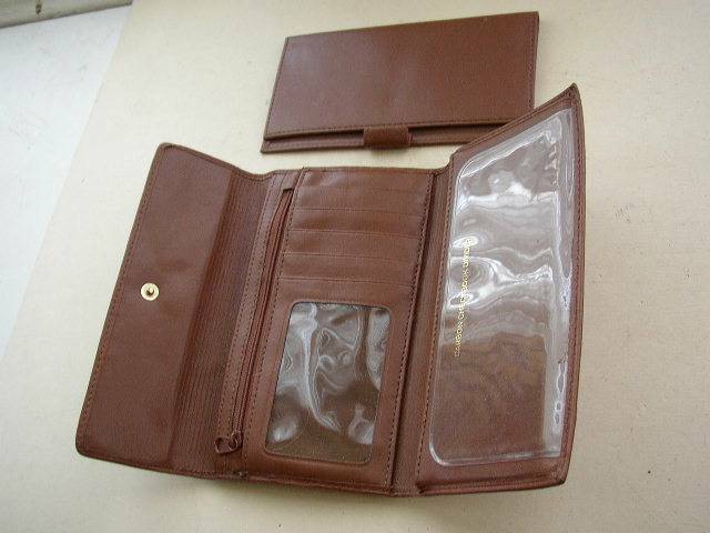 Vintage, Genuine Leather, 7in x 4in Brown Wallet