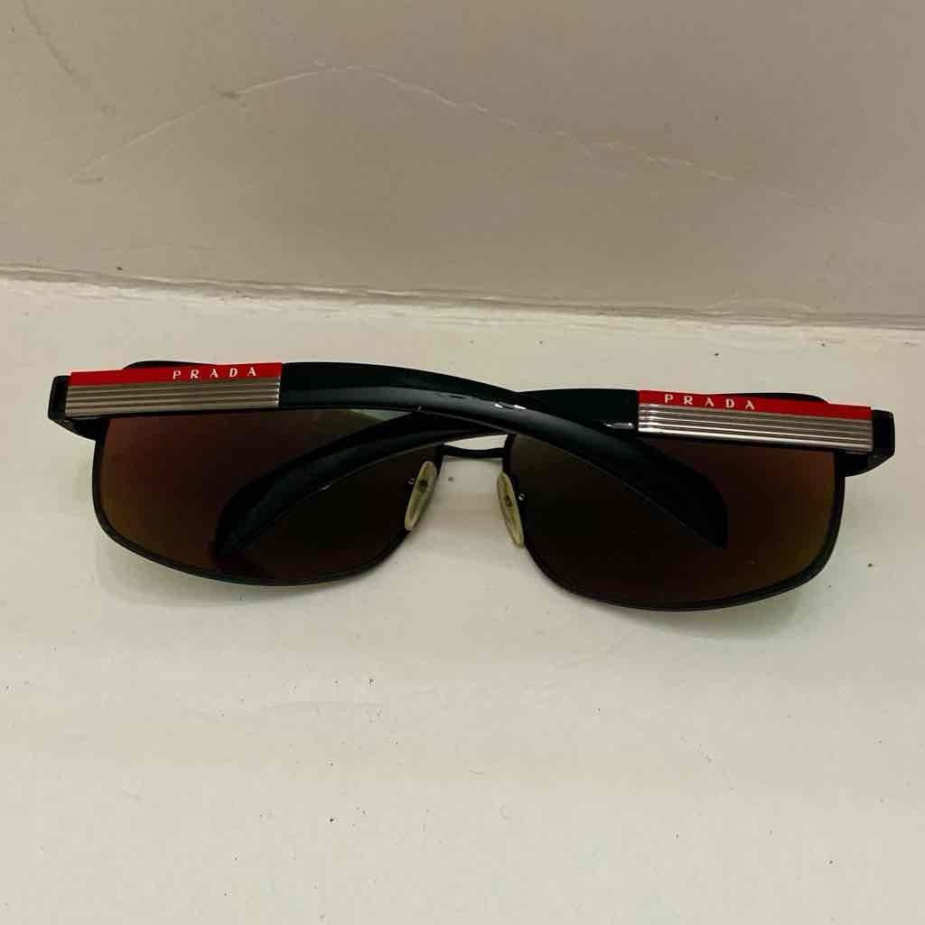 Prada - Italy Polarized Mirrored Aviator Sunglasses SPS 541 65-14 5AV-5Z1 125 3P