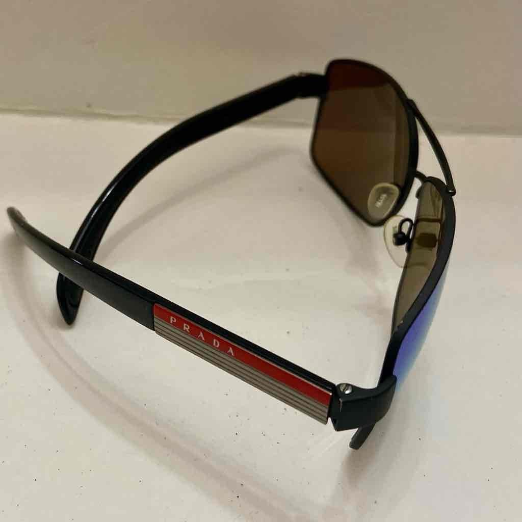 Prada - Italy Polarized Mirrored Aviator Sunglasses SPS 541 65-14 5AV-5Z1 125 3P