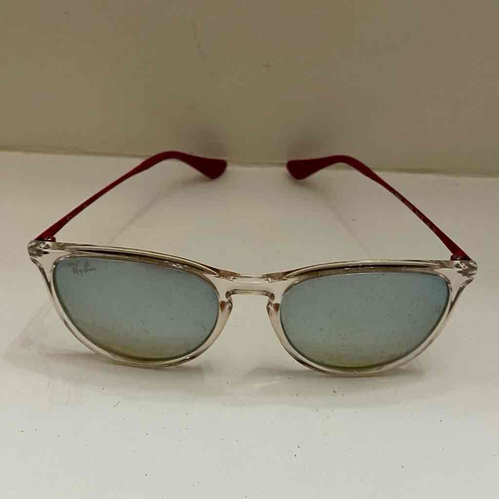 Ray-Ban Junior Mirrored Silver and Pink Sunglasses RJ9060S 7032/B8 50-15 130 3N