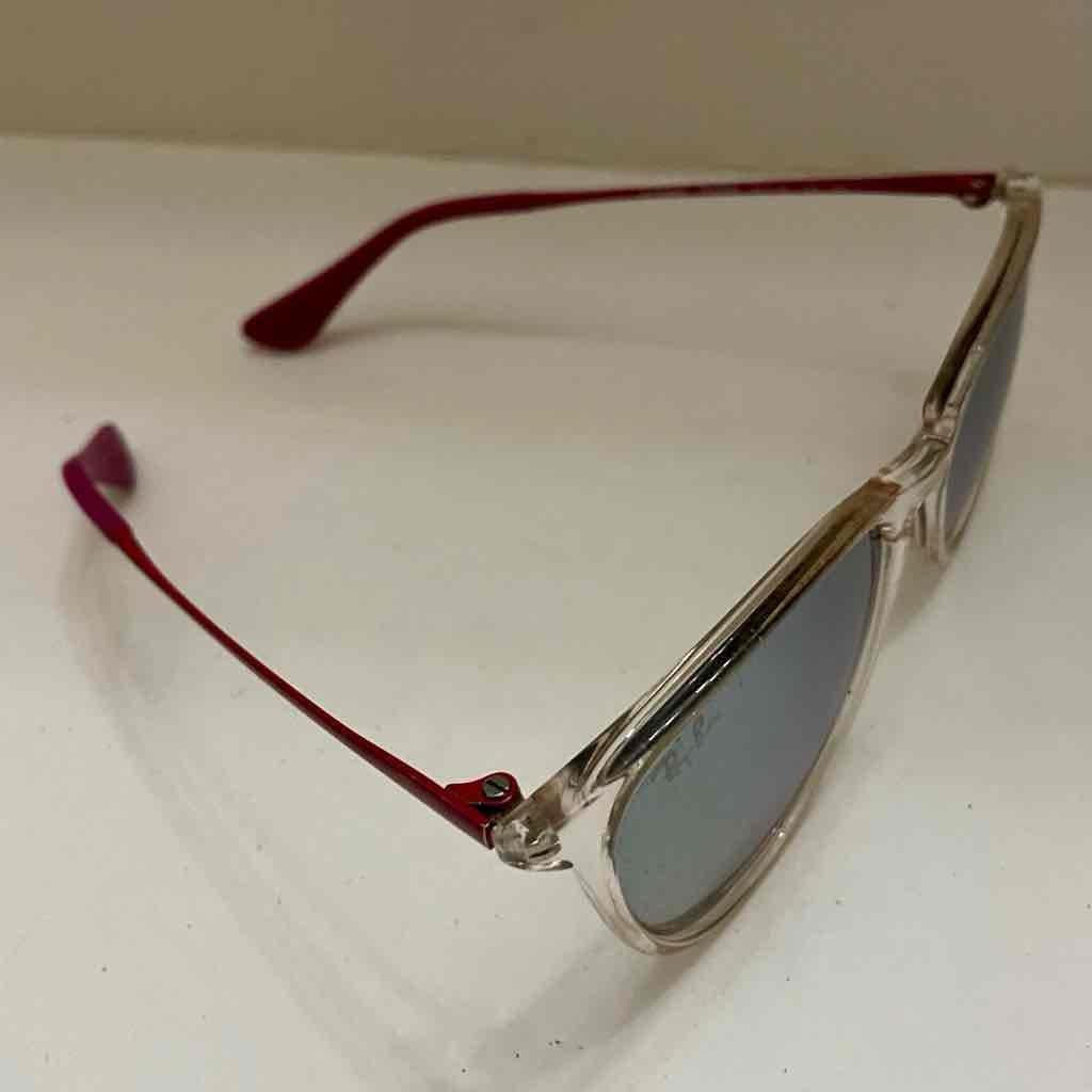 Ray-Ban Junior Mirrored Silver and Pink Sunglasses RJ9060S 7032/B8 50-15 130 3N