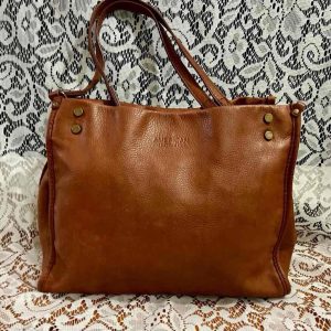 Vintage American Leather Co., Brown Leather Shoulder Bag