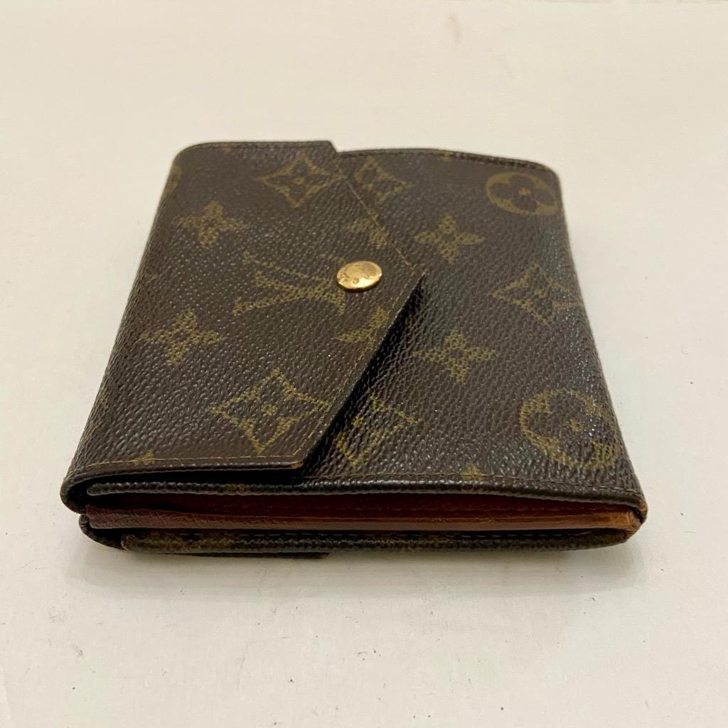Louis Vuitton, Brown Mono, Mens Multiple Tri-fold Wallet (A) (882AN)