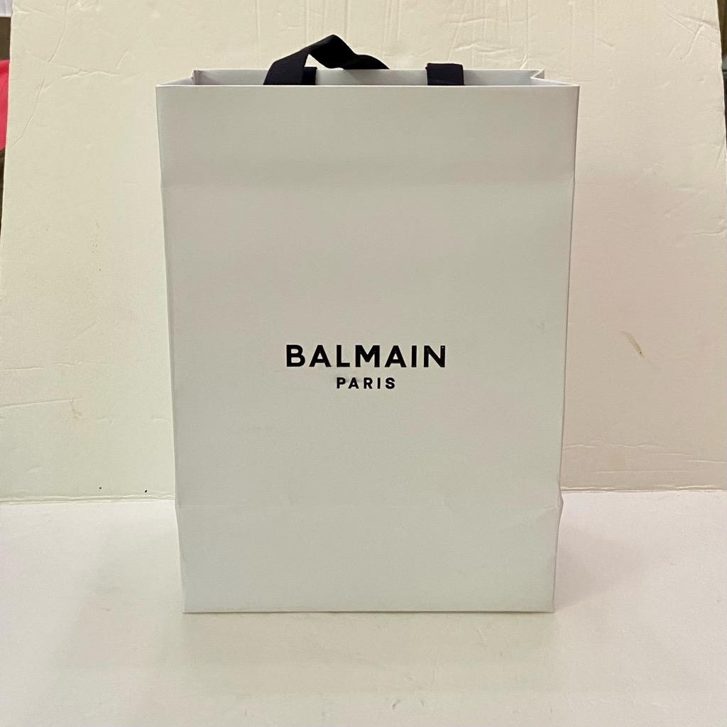 One Balmain White Medium Size Gift Bag