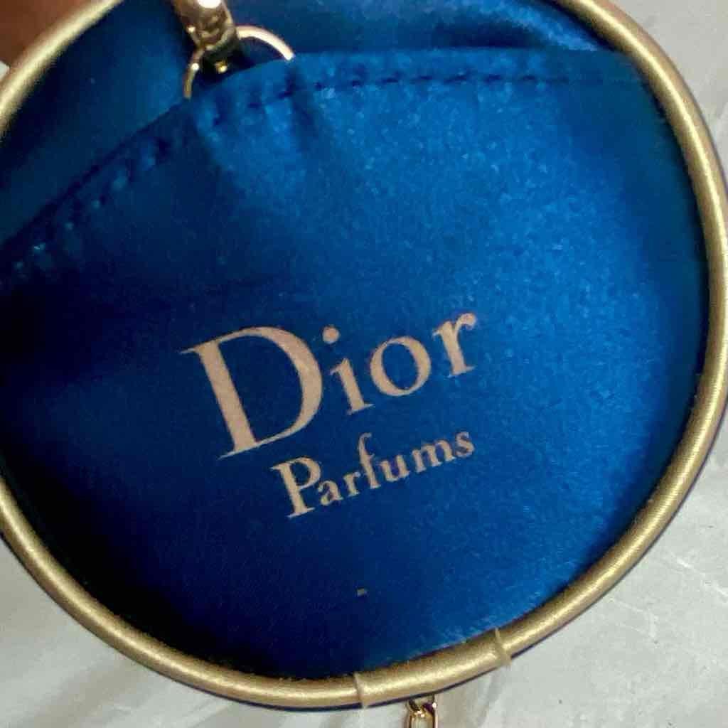 Dior Blue Cosmetic Pouch-Crossbody 7in x 3.5in D