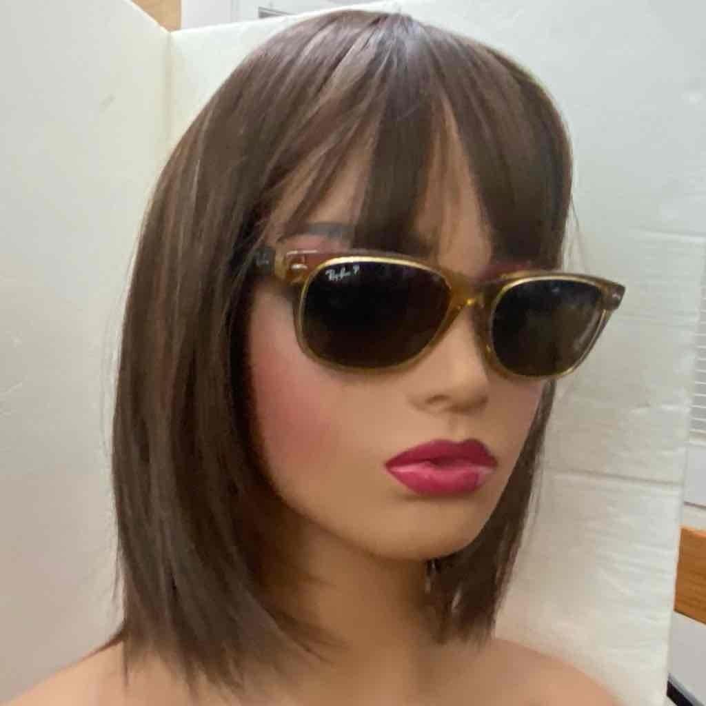 Vintage Rayban Wayfarer Italy, Amber Polarized Sunglasses (Frame Only)