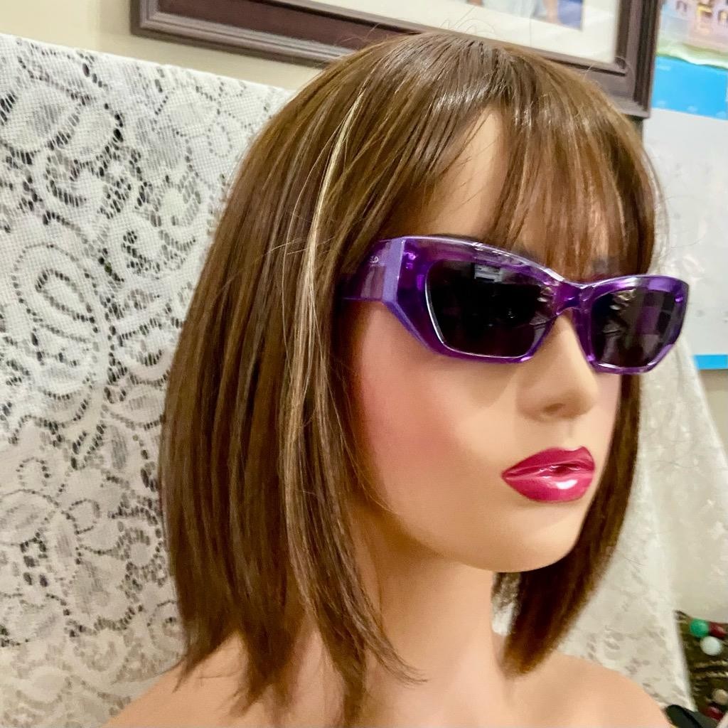 Lagerfeld Purple Sunglasses with Hard Case