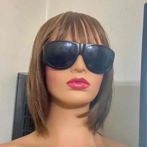 Solar Shields Black Oversized Sunglasses with Case