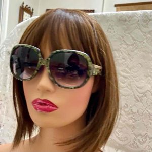 Vintage 7for All Mankind Oversized olive Green Sunglasses