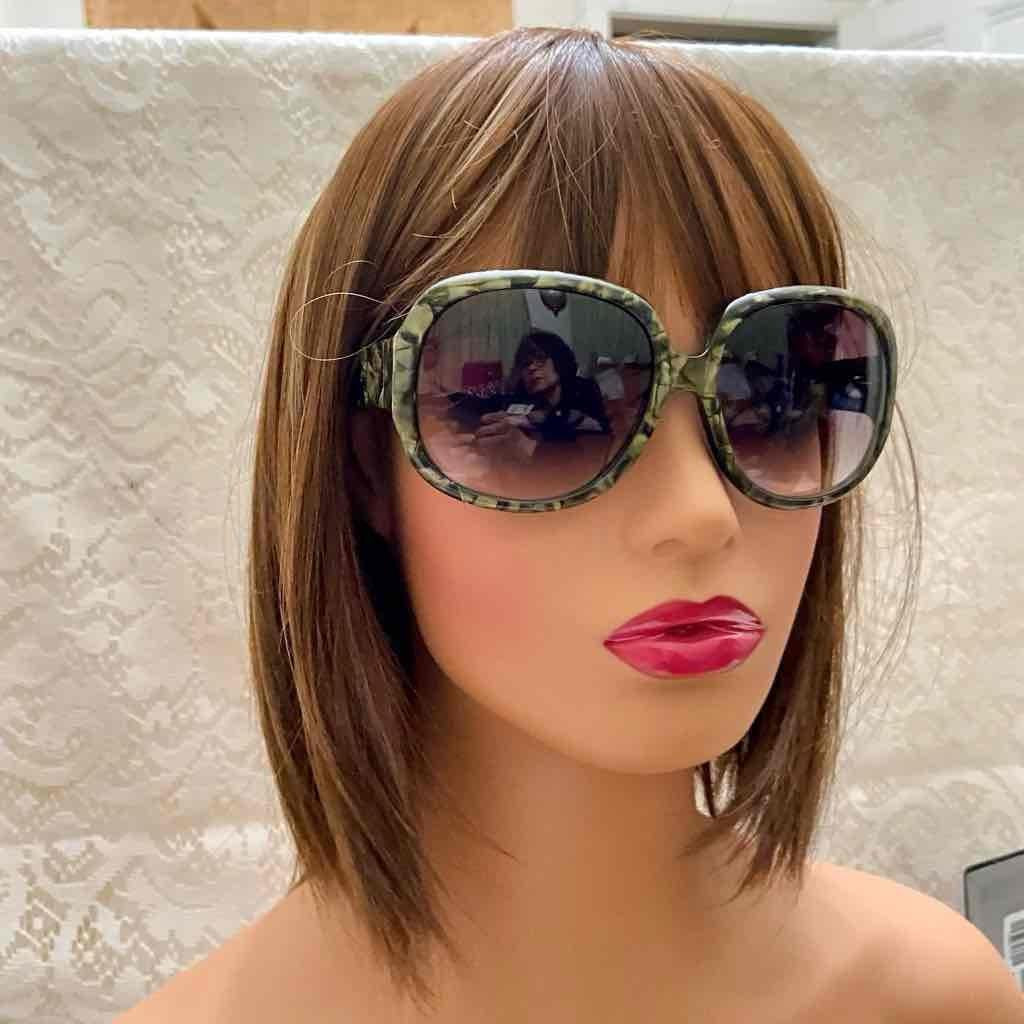 Vintage 7for All Mankind Oversized olive Green Sunglasses