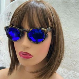 Vintage Illesteva Leonard Brown Tortoise Mirrored Sunglasses with Original Case