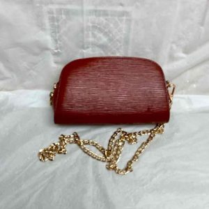 Louis Vuitton Brown oEpi Leather Small Cosmetic Pouch-Crossbody 7in x 4in x 2.5