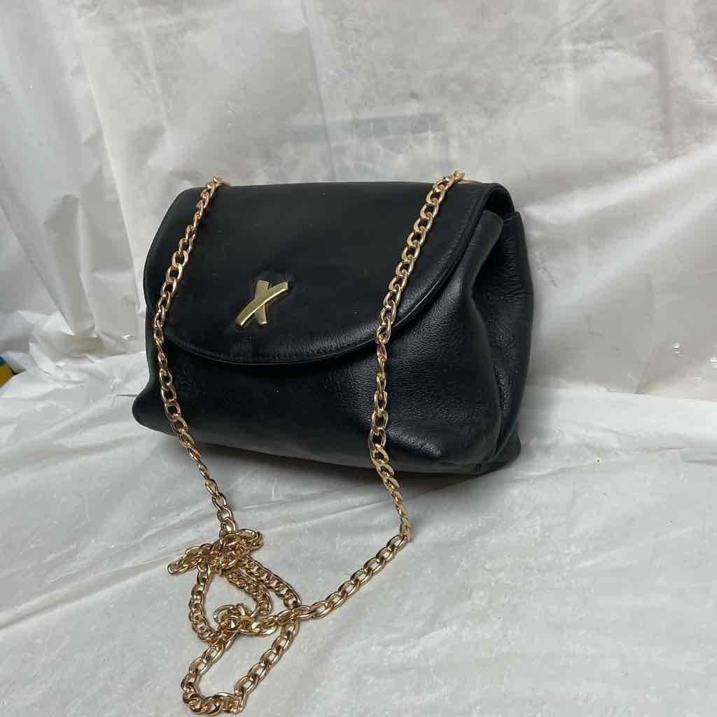 Paloma Picasso, Tiffany’s Designer, Made In Italy, Black Leather, Small, SB CB