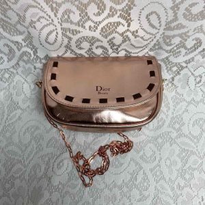 Dior Metallic Copper Complimentary Pouch- Crossbody (M)